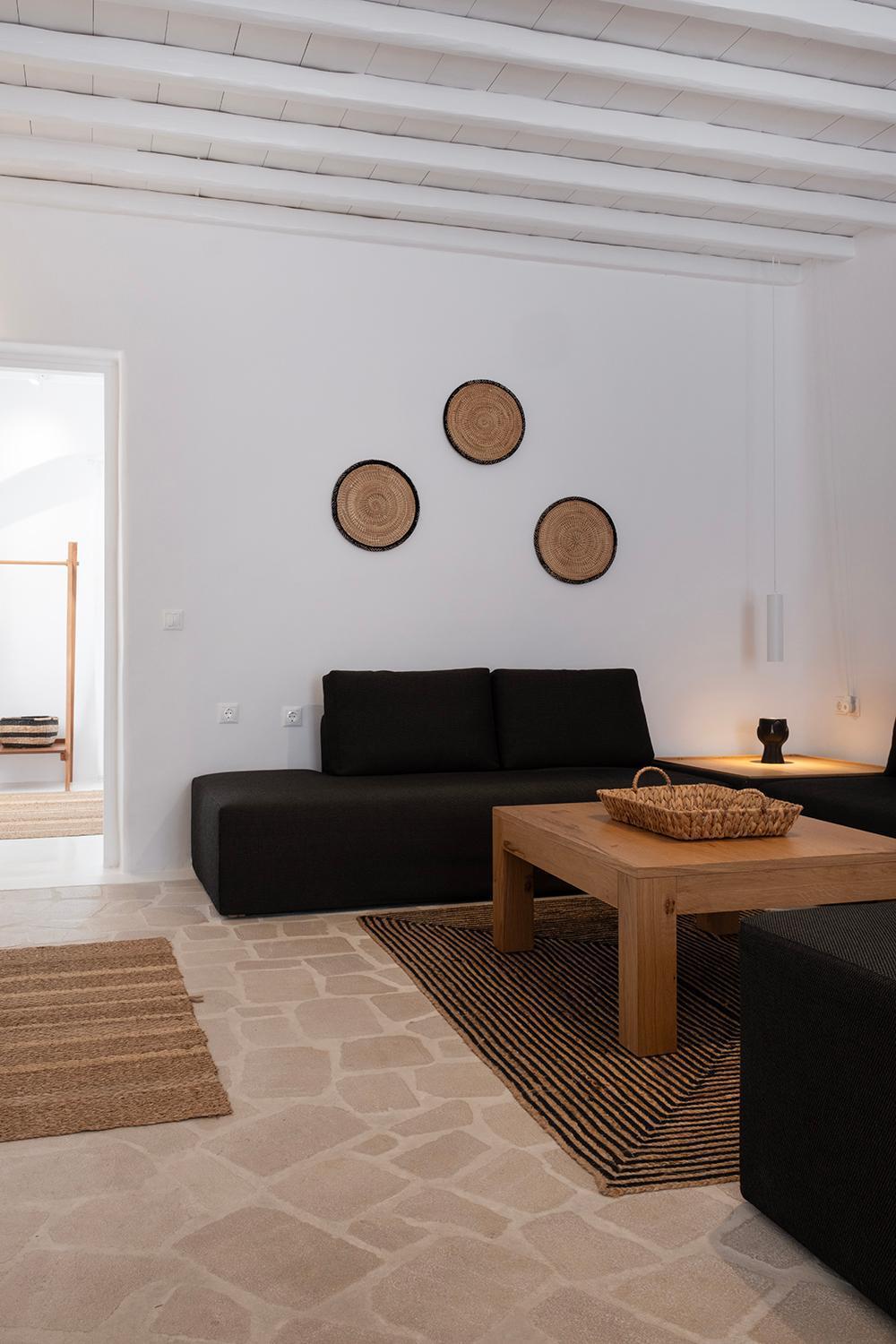 Mykonian Style W Shared Pool Houses & Nighttime Security Guard Ornos  Exterior foto